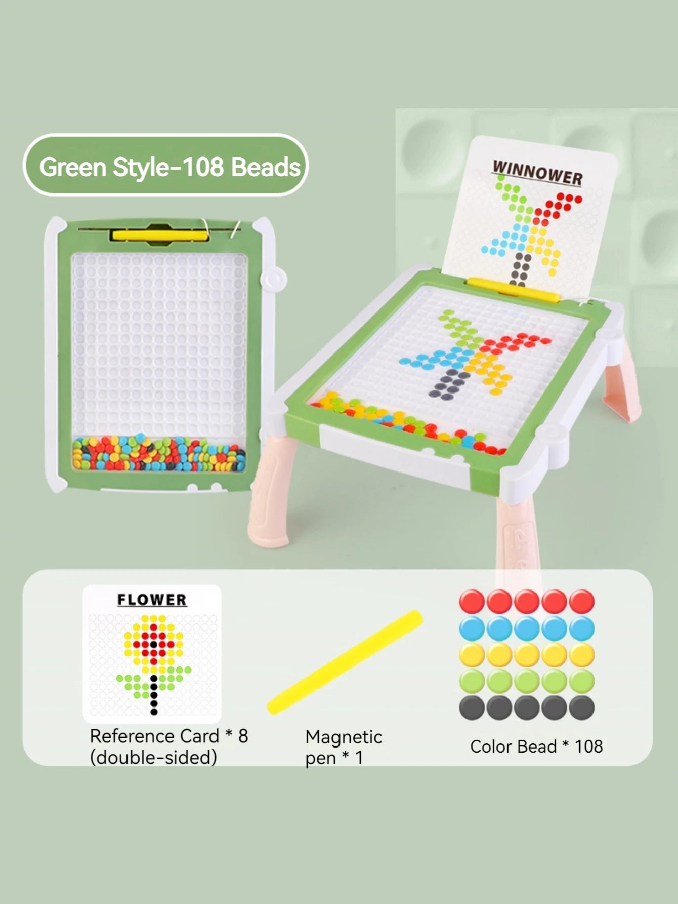Children's drawing board, handwriting board, mini magnetic writing board, carabiner, lovely, adorable toy pendant