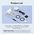 For iPhones and Android phones, TELESIN Phone Camera Shoot Hand Grip Magnetic Smart Phone Holder Shooting Aid Remote Control Handle