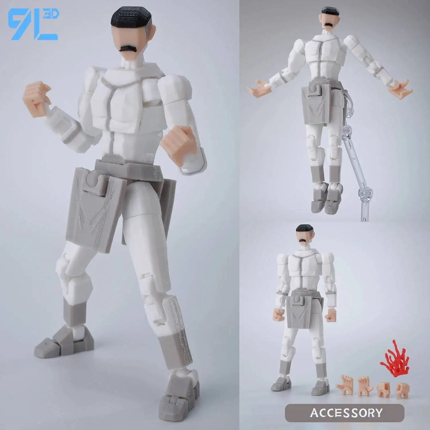 Superheroes Invincible 2.0 Anime Multi-Jointed Shapeshift Toys, Action Figures, Mannequin Model Ornaments, and Gifts Made with 9L3D Printing
