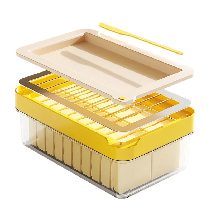 Clear Airtight Butter Cutter Slicer for Simple Cutting and Storage Butter Dish Butter Keeper