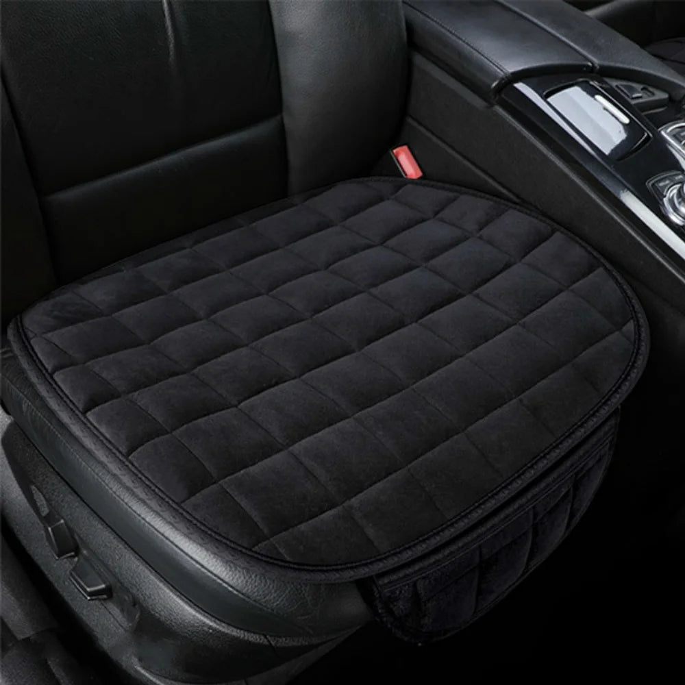 Cars with Universal Winter Warm Car Seat Cover Cushion, Anti-slip Front Chair Seat, and Breathable Pad Car Seat Protector Seat Covers