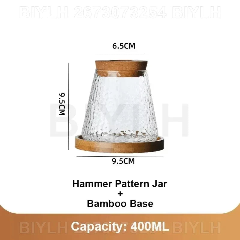 Two and a half Hydroponic Glass Flower Pots for Home Decor, Transparent Small Vase Plant Pots with Base Tray Garden Accessories