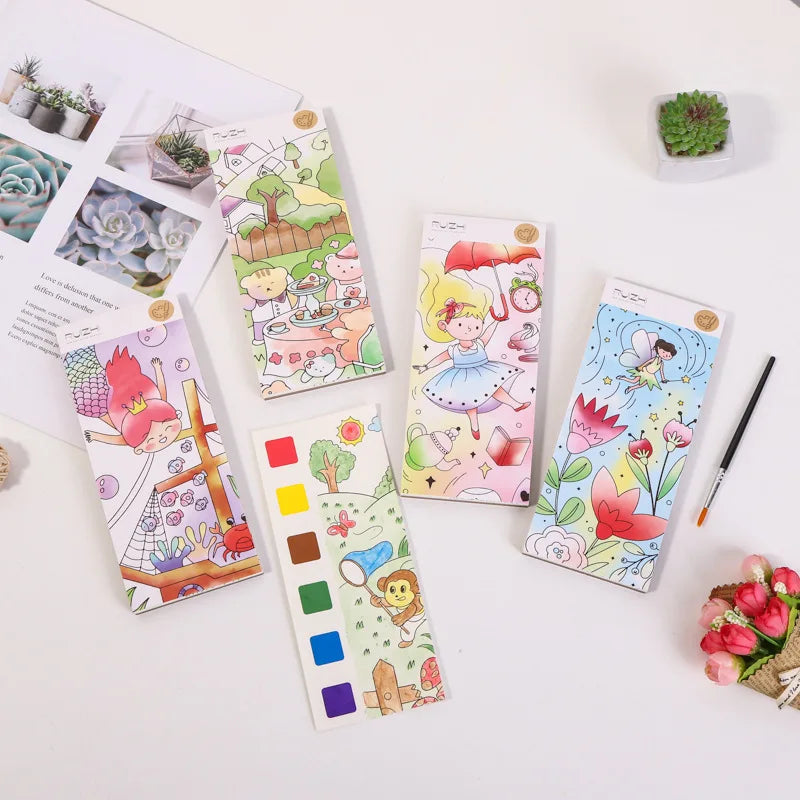 Children's Graffiti Picture Colouring Drawing Toys and Watercolour Painting Books for Christmas, Easter, and Thanksgiving